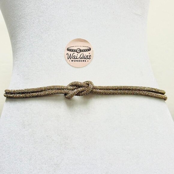 Y2k 2000s style bling bling gold waist chain belt - Picture 1 of 3